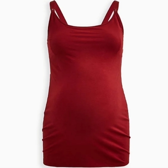 Torrid | MATERNITY NURSING CAMI - FOXY WINE - Picture 5 of 5